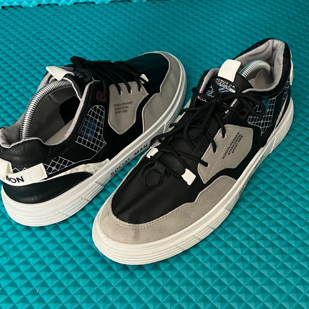 SOCIAL MAN Mens Fashion Casual Low Top Sneakers | 12/45